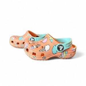 Crocs Classic Ice Cream Cone Sundae Kids TODDLER Shoes Clog Size 7C Sandals
